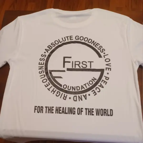 White Short Sleeve T-Shirt - Back